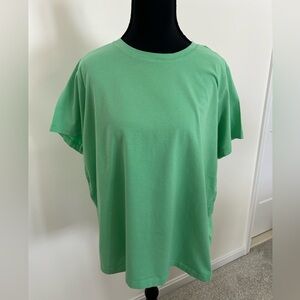 Lands' End green t-shirt